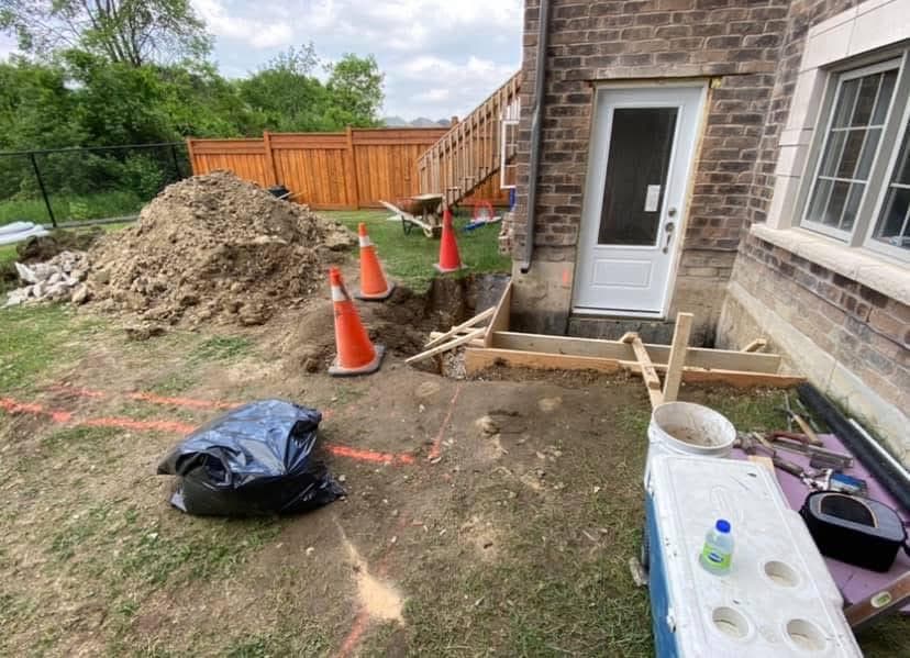 Separate Entrance & Landscape Interlocking Work